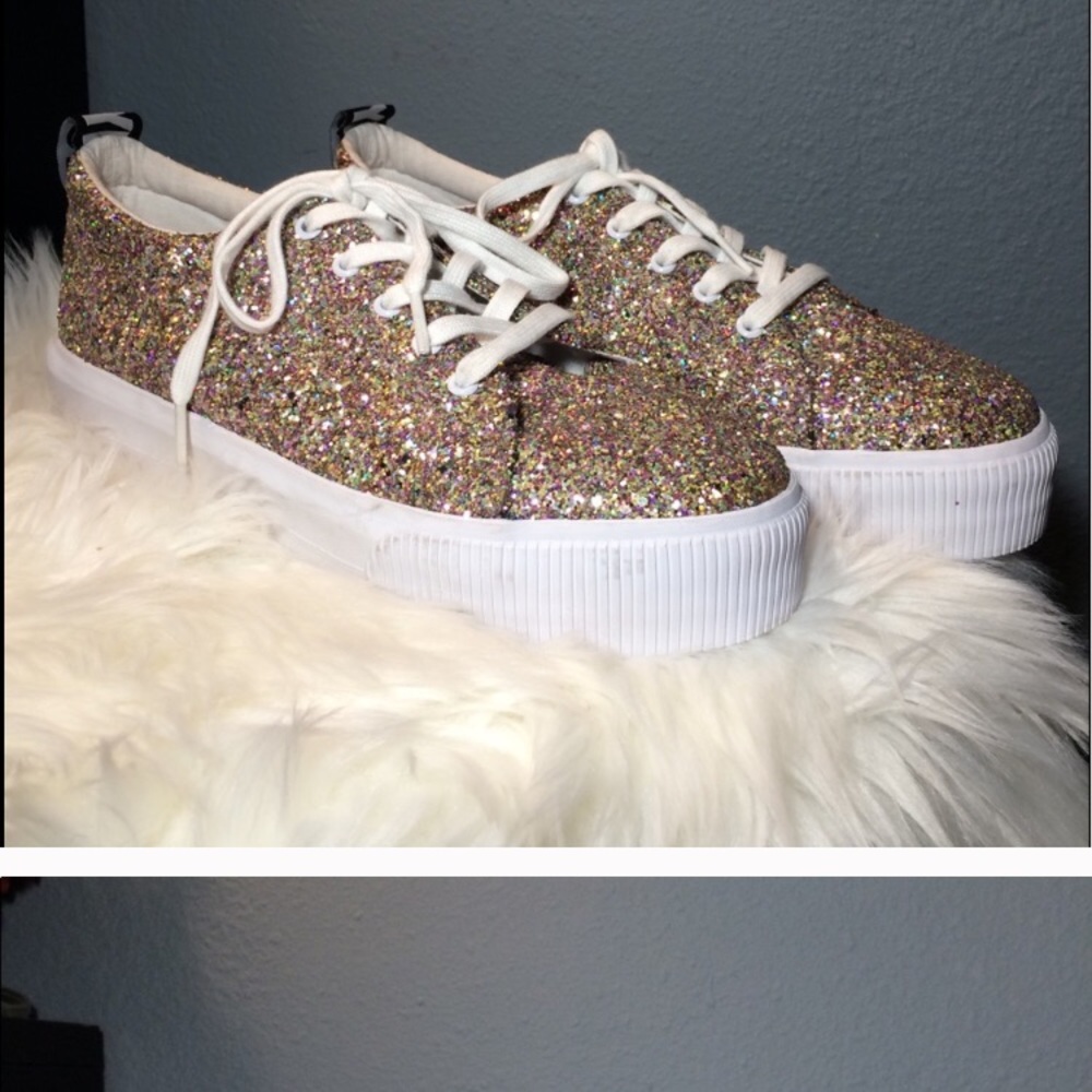 ASOS glitter sneakers